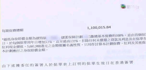 TVB|TVB艺人被骗签3千万保单 他当我是百万富翁！