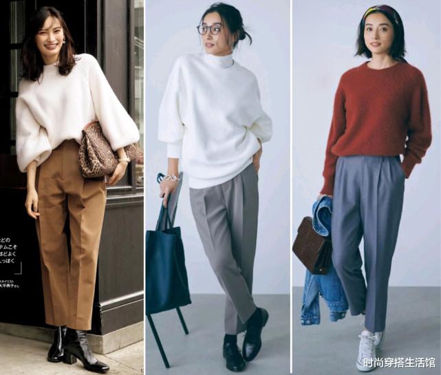 时尚穿搭生活馆 这才是适合普通人的气质穿搭,“毛衣+裤裙”,既有温度又有风度
