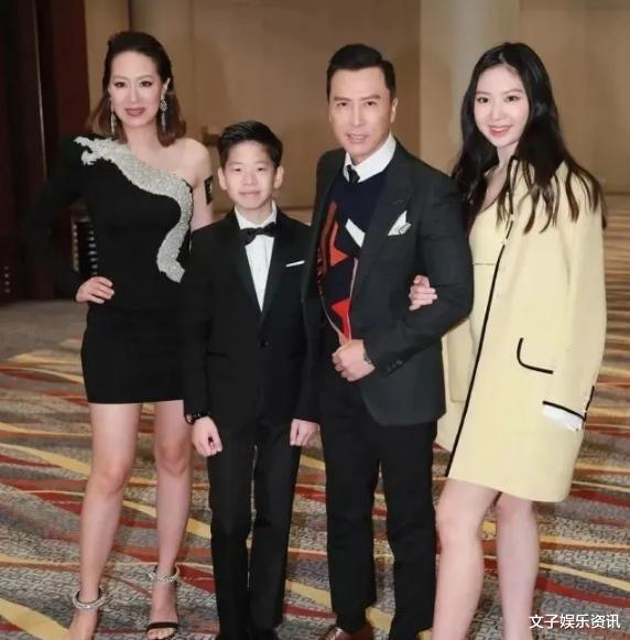 冯绍峰|甄子丹两个儿子罕见同框，16岁女儿身高1米8，名副其实的大长腿