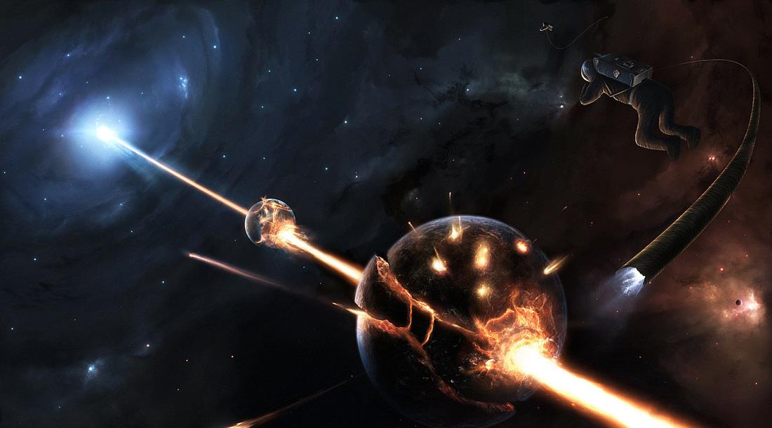 伽马射线暴 伽玛射线暴的威力究竟有多大？如果地球被击中的话，将面临什么？