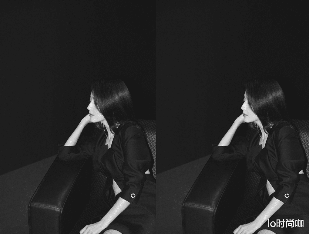 lo时尚咖|佟丽娅离婚后做“自己的主”，纯黑西装裙真有气势，独立又自信