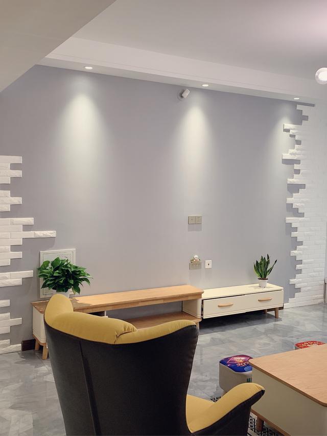 新房装修毕业,北欧风的设计超温馨,玄关鞋柜和客厅背景墙超漂亮