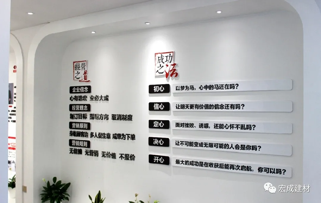 宏成建材|宏成展厅换新颜 开启新的魅力之旅（一）