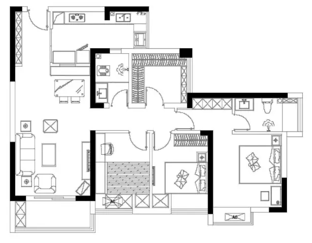 刚毕业就买房结婚,资金不充裕,婚房就这样简单装修下!