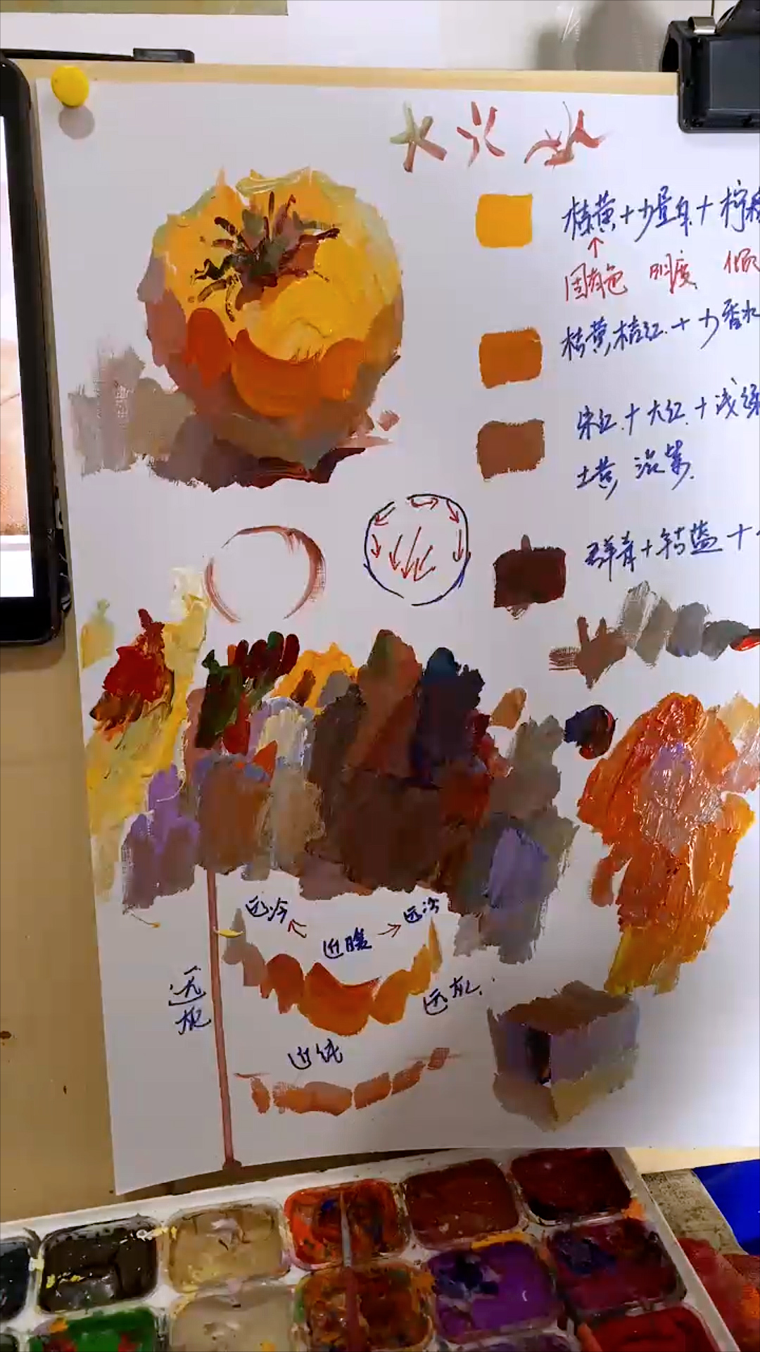 温天宝色彩干货《西红柿》