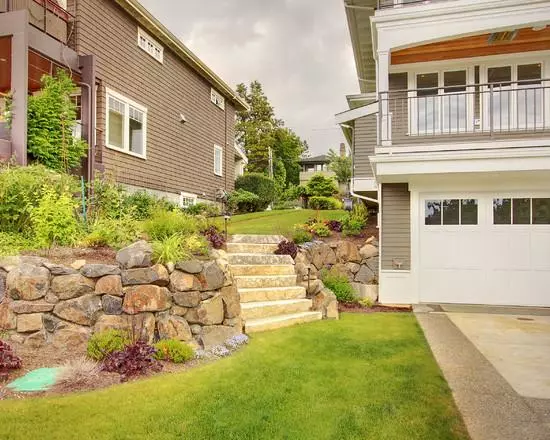 花园挡土墙,这样做太美了。