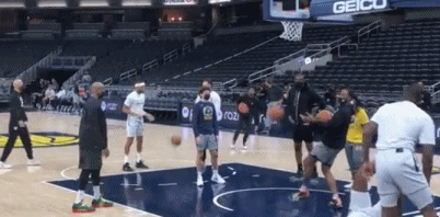 凱里·歐文|歐文回來(lái)了！對(duì)陣步行者賽前熱身曝光：笑容燦爛+連續(xù)出手命中