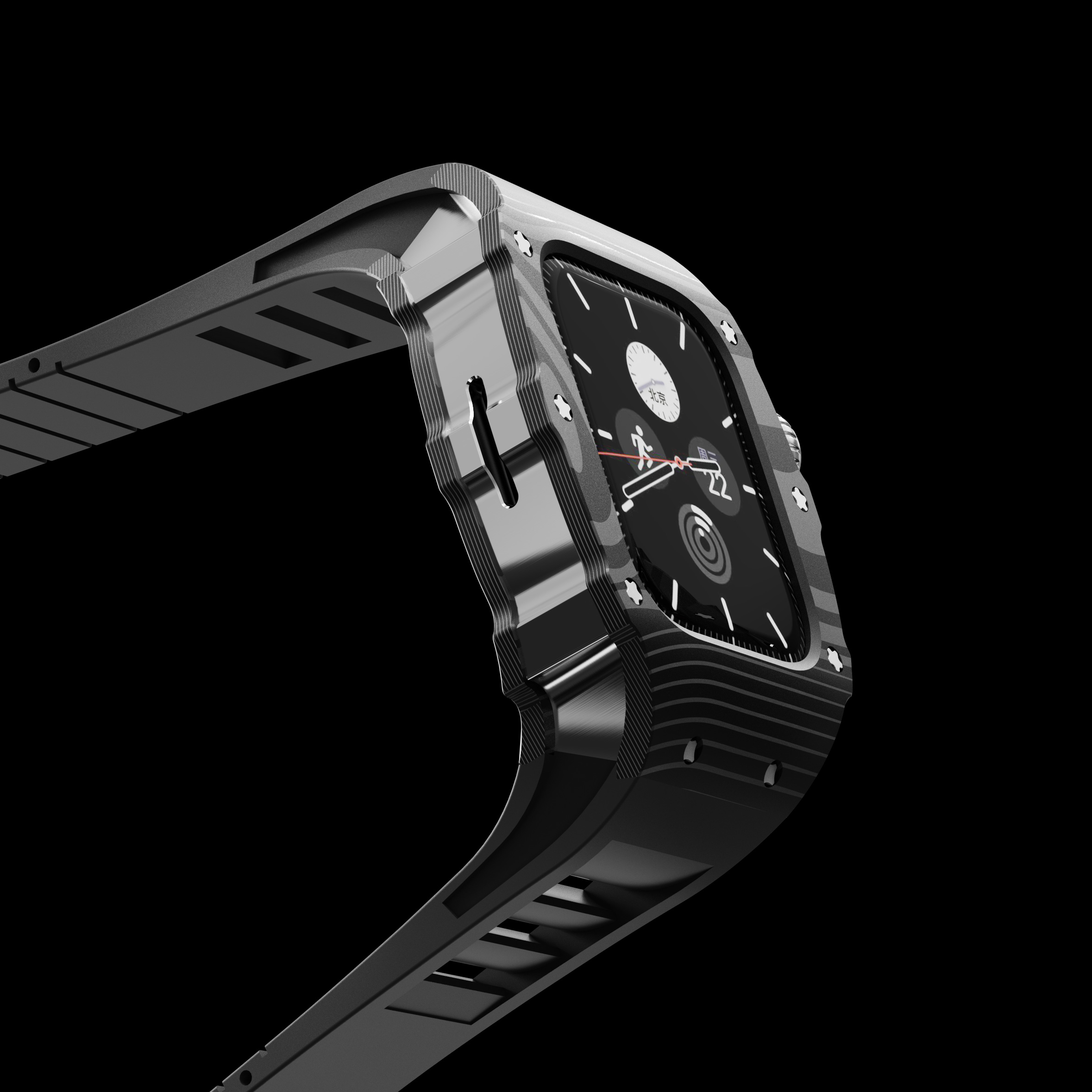 算法|Apple Watch 7变身理查德米勒手表：纯手工打造！