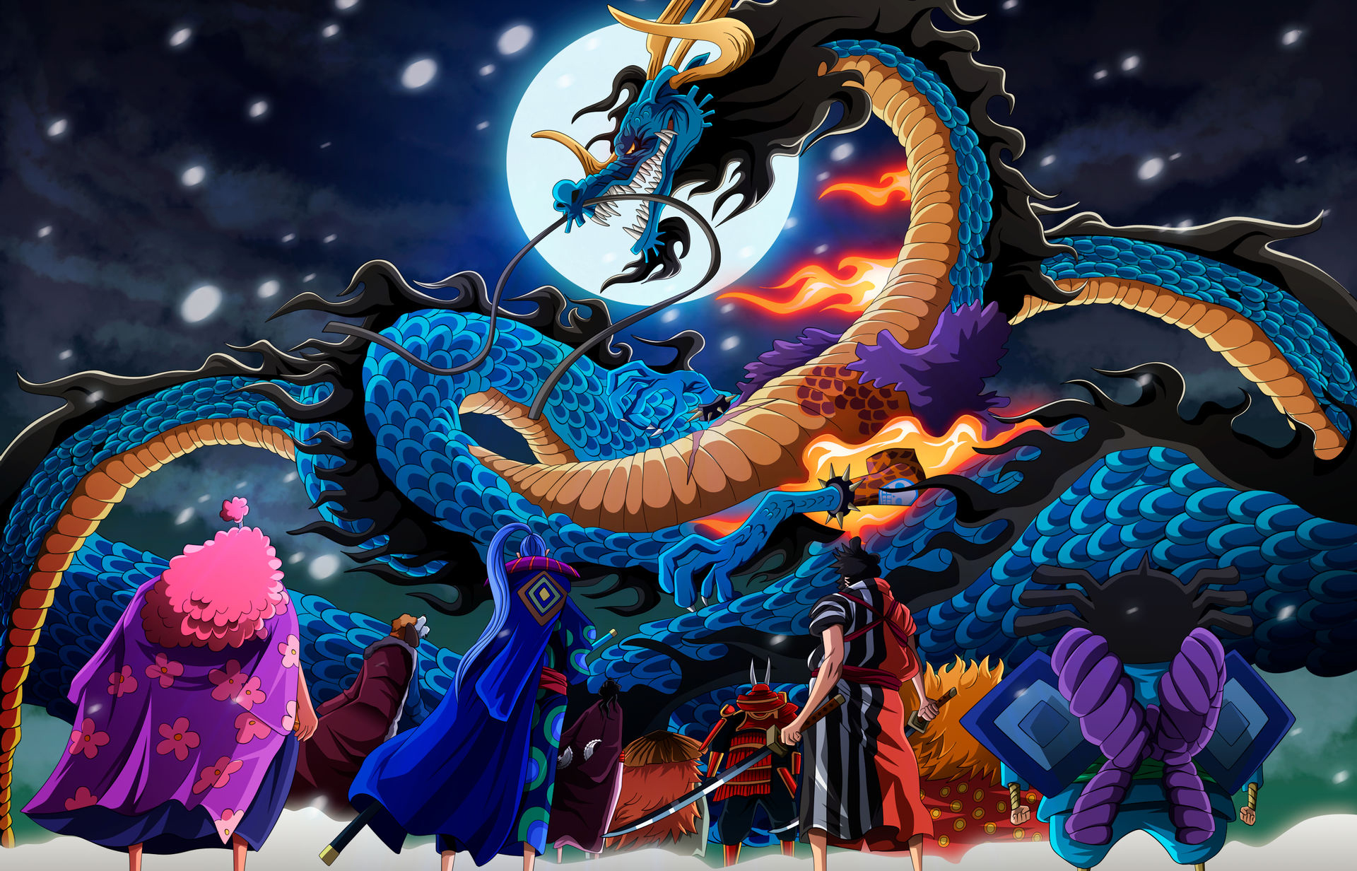 凯多|海贼王：凯多团才是“四皇团之耻”，除了凯多，一个能打的都没有