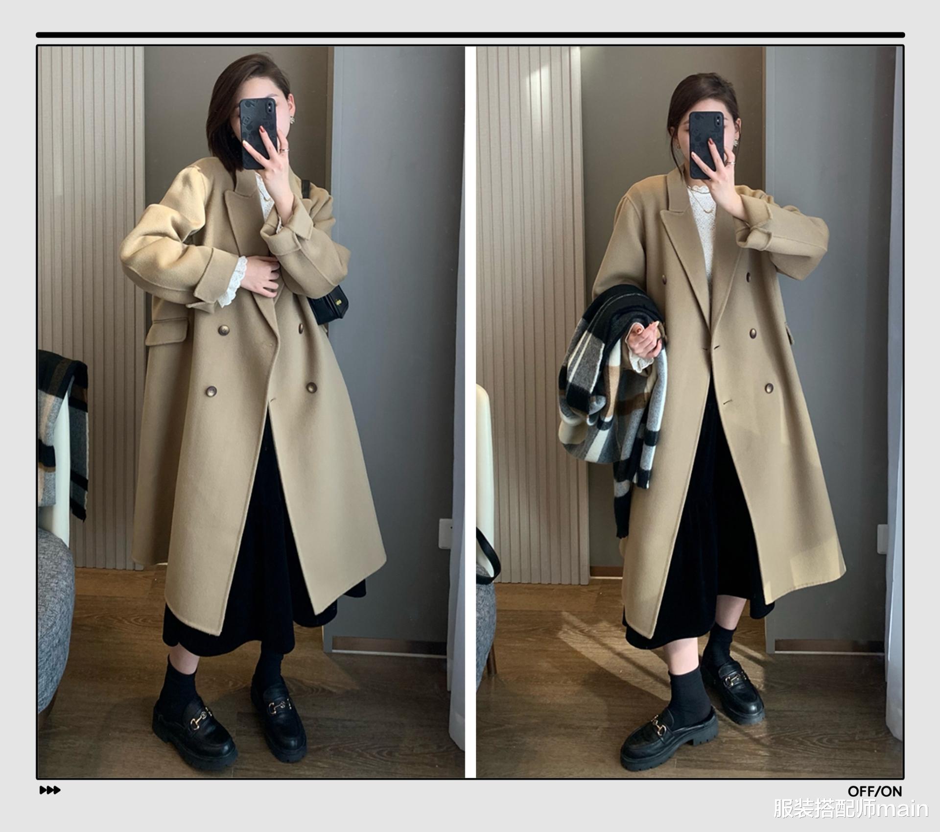 服装搭配师main 别再穿高跟鞋了，“大衣+这3双平底鞋”才是真时髦，保暖又显高