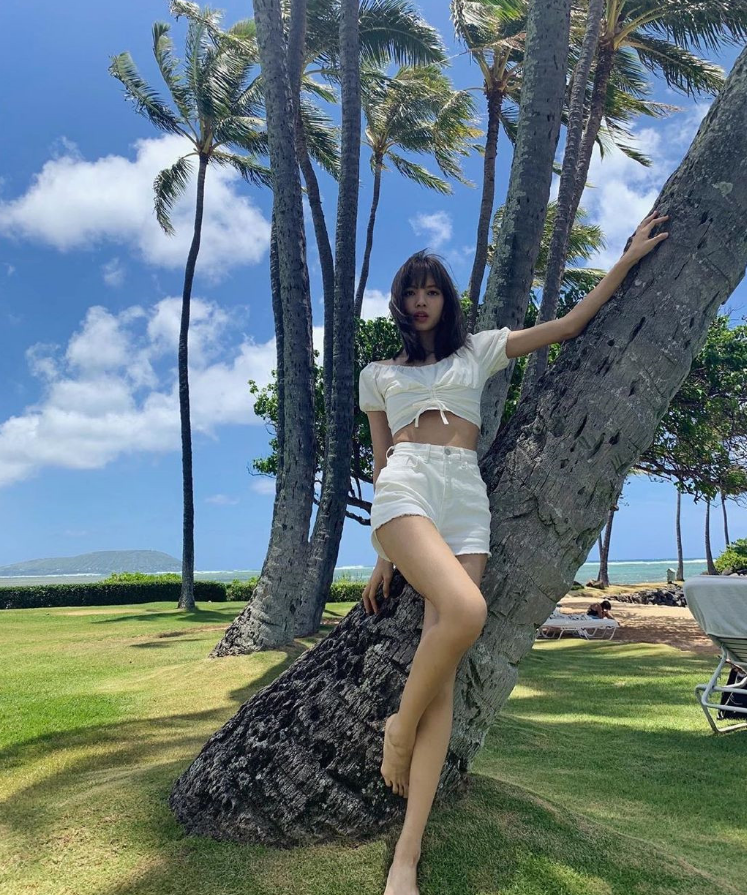 lisa|LISA和ELLA同台，去掉十级滤镜后，这腿是认真的吗？