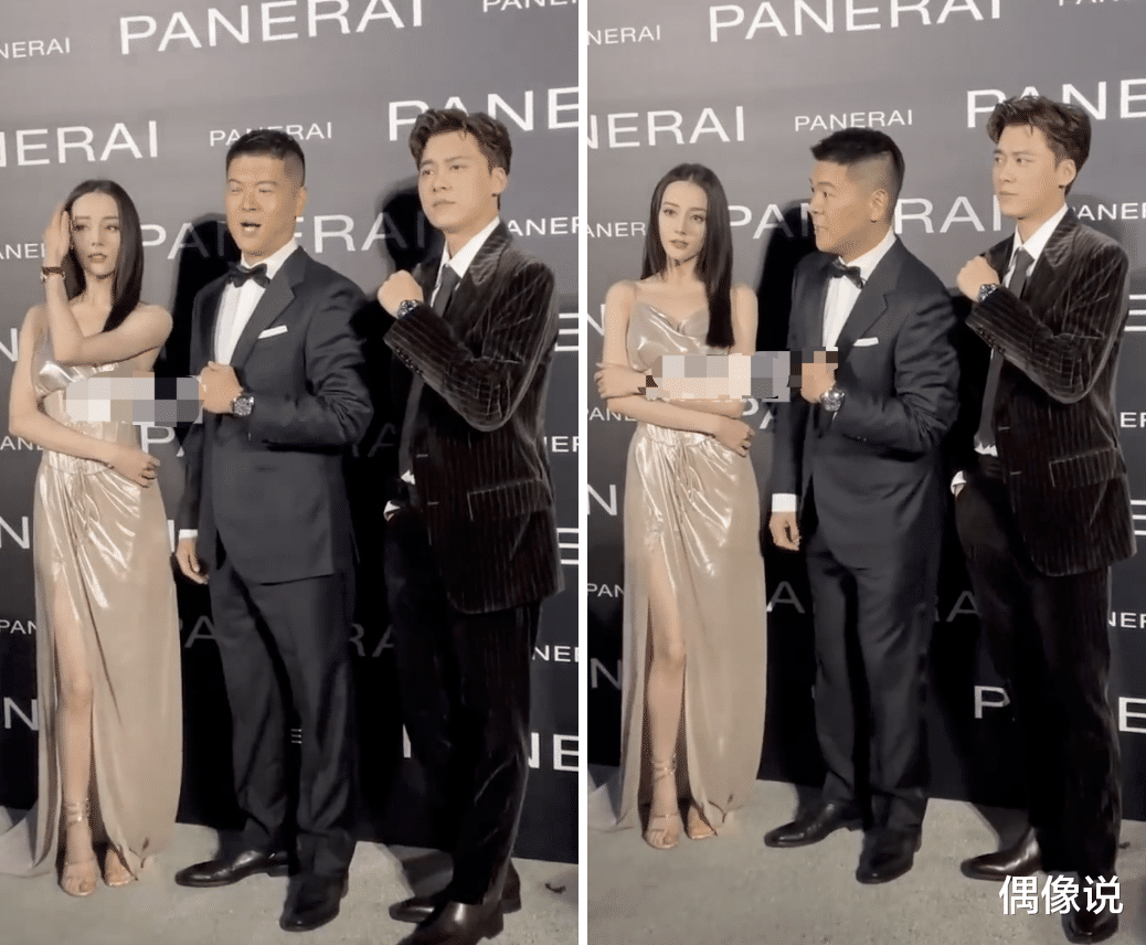 朱之文|迪丽热巴和李易峰合体走红毯，梦回《古剑奇谭》！热巴穿开叉礼服超美