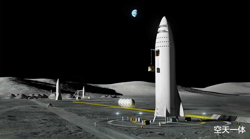 登月 登月一次需要发射16枚星舰？14架全是加油机，关键技术八字没一撇