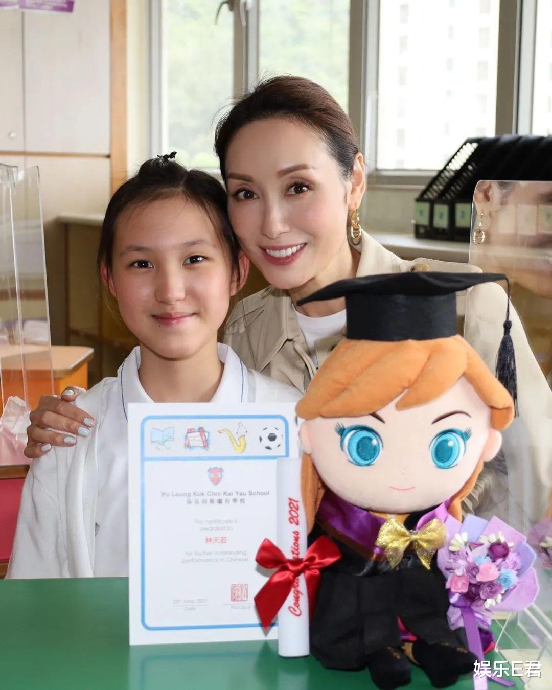 郑敏|郭可盈林文龙爱女cos《鱿鱼游戏》木头人，11岁林天若扮得惟妙惟肖