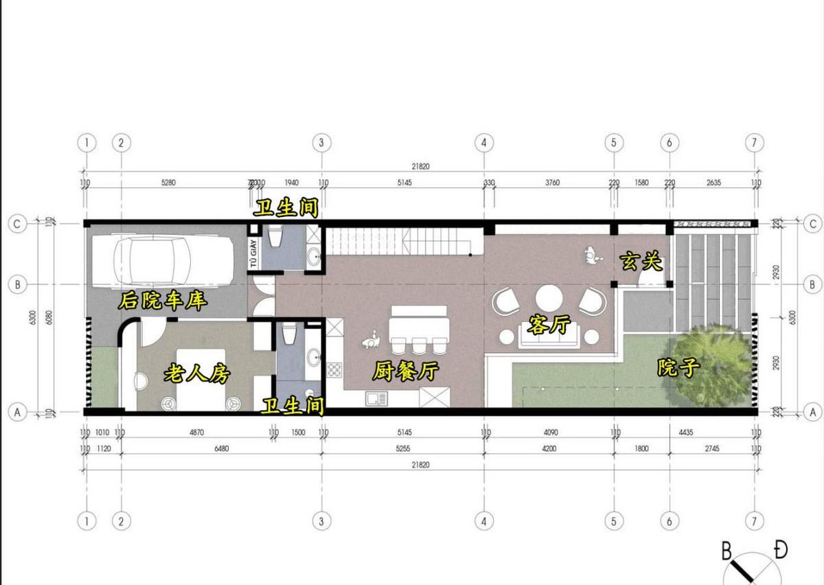 羡慕别人家260㎡别墅，屋前屋后都有花园，楼梯红砖墙让人挪不开眼
