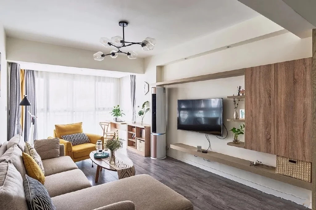 90平米的美式风新房,厨房的设计第一次见,实用又美观