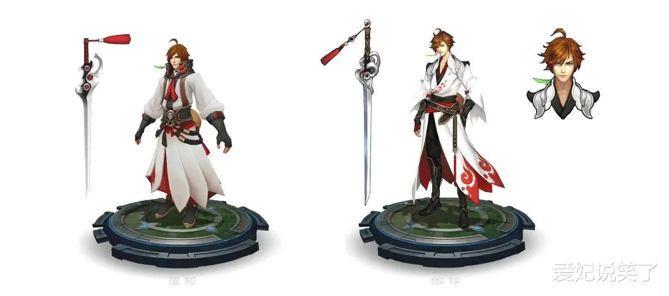 李白|宫本，李白模型重塑，露娜传说皮肤曝光，第二款电竞皮肤亮相