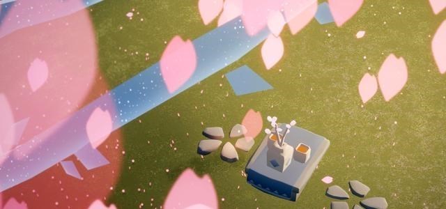 金梦阳 光遇：赏花节活动来了！花瓣斗篷很有层次感、新发型像白鸟的姐妹