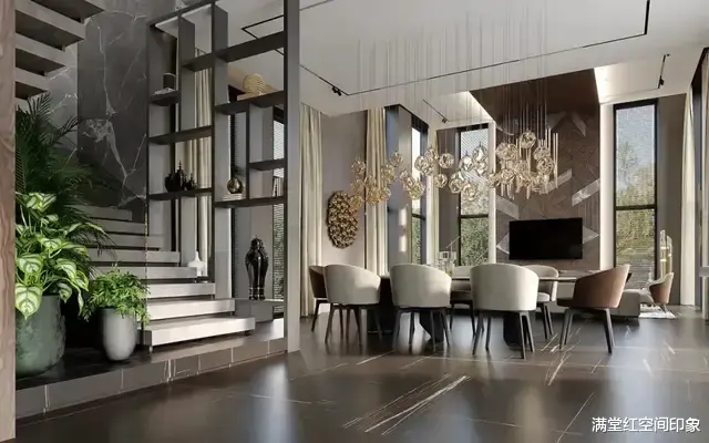 600平米低调奢华的大宅，素雅安静又不失稳重