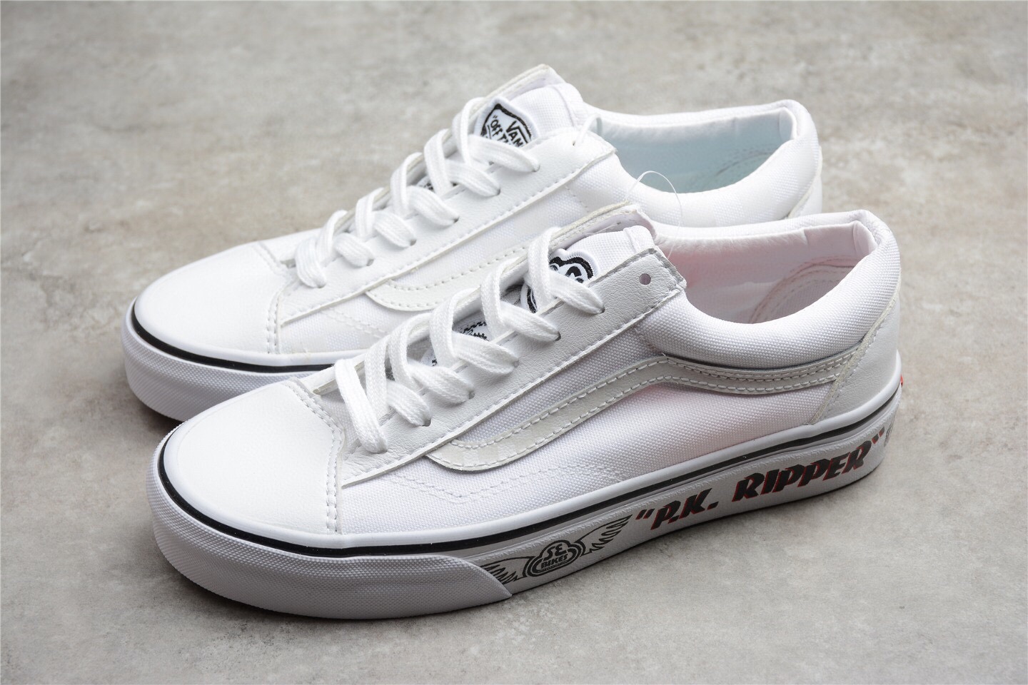 莆田鞋匠|VANS X SE BILKES Style 36 联名鞋款 3M反光 白色