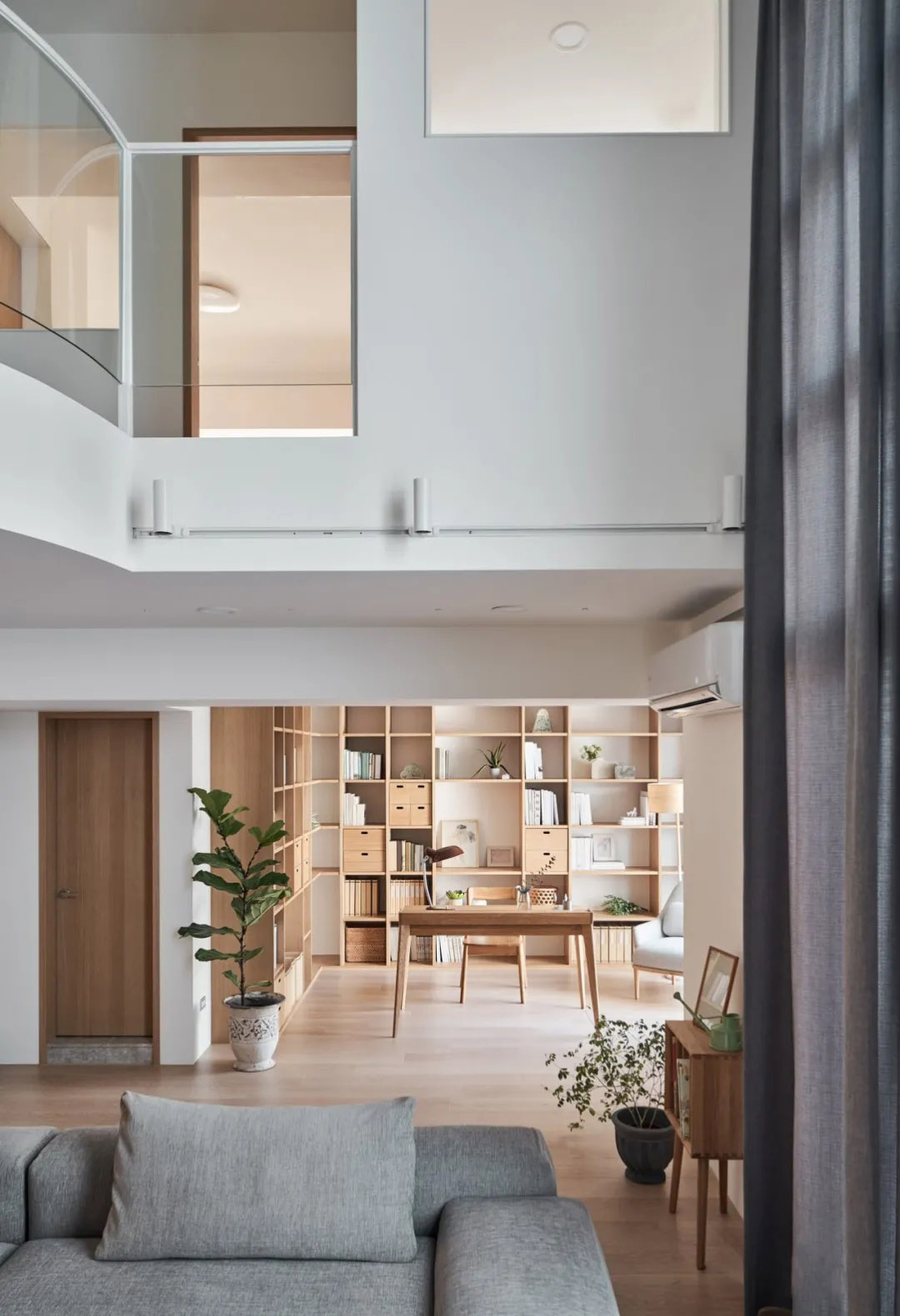 |165㎡, 台北日系原木自然风复式住宅