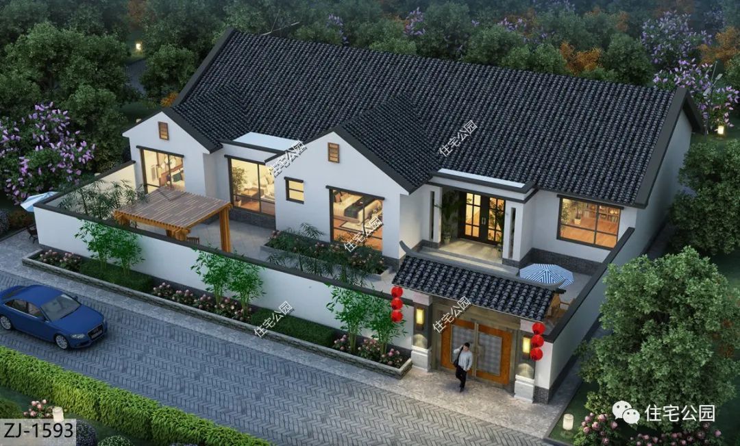 长租公寓|精选图库：15套中式大宅，农村就该建这样的房子