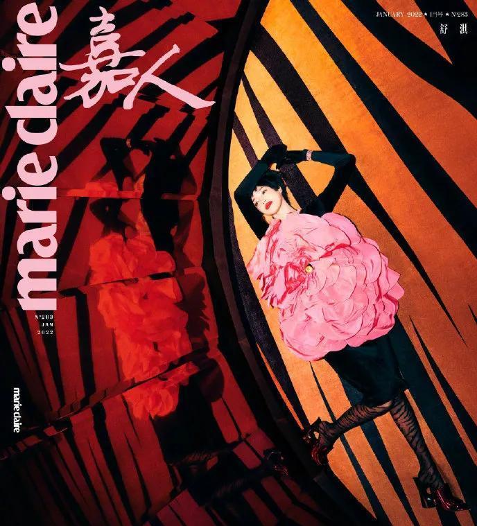 肖战|2022开年刊：杨幂豹纹妖艳，刘亦菲御姐范，肖战成万花丛中一点绿