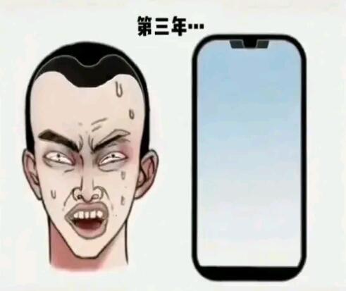 摄像头 手机屏幕拟人，这很形象，变秃了就变强了