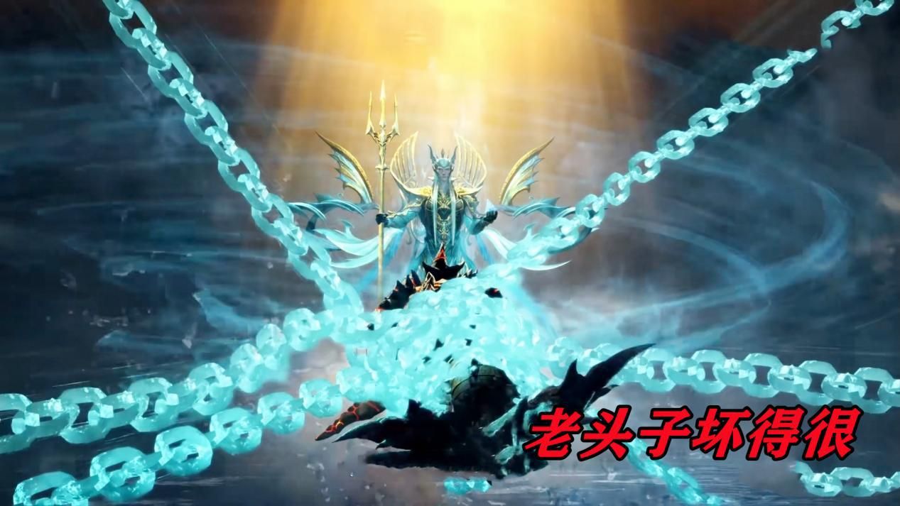 acgn漫评|深海魔鲸王如此霸道，老海神为何留它性命，当真因为打不过？