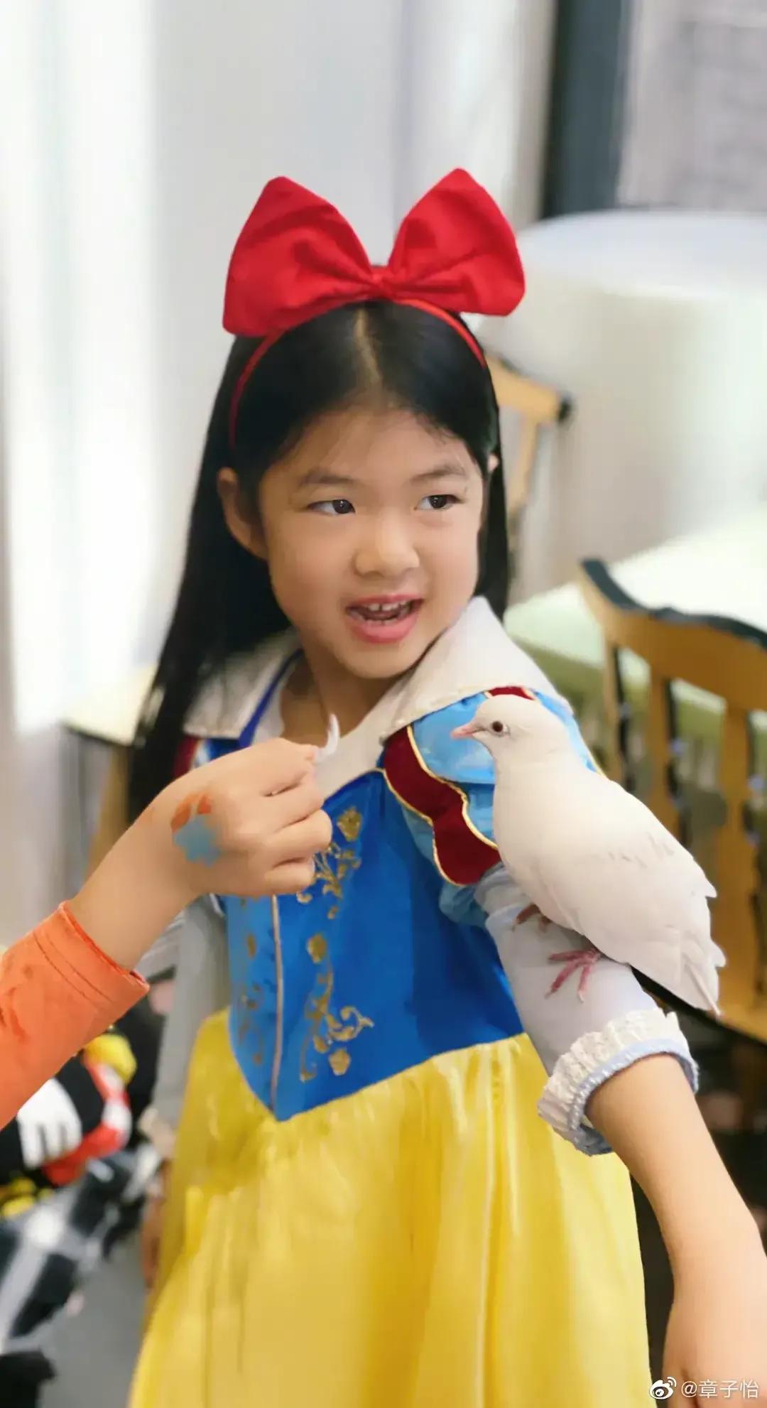 加菲猫说时尚 明星万圣节花样多!章子怡一家五口扮可爱,郭富城却把方媛宠上天