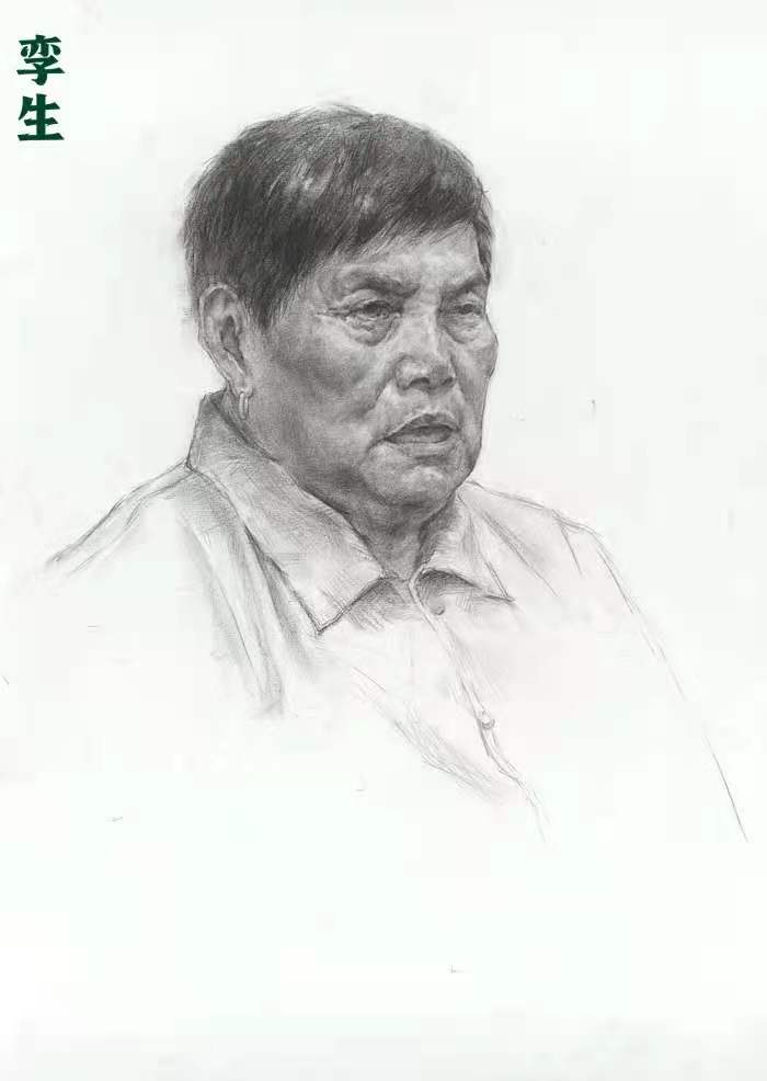 美术生女儿和电商老爸|孪生画室 8月头像写生优秀作品