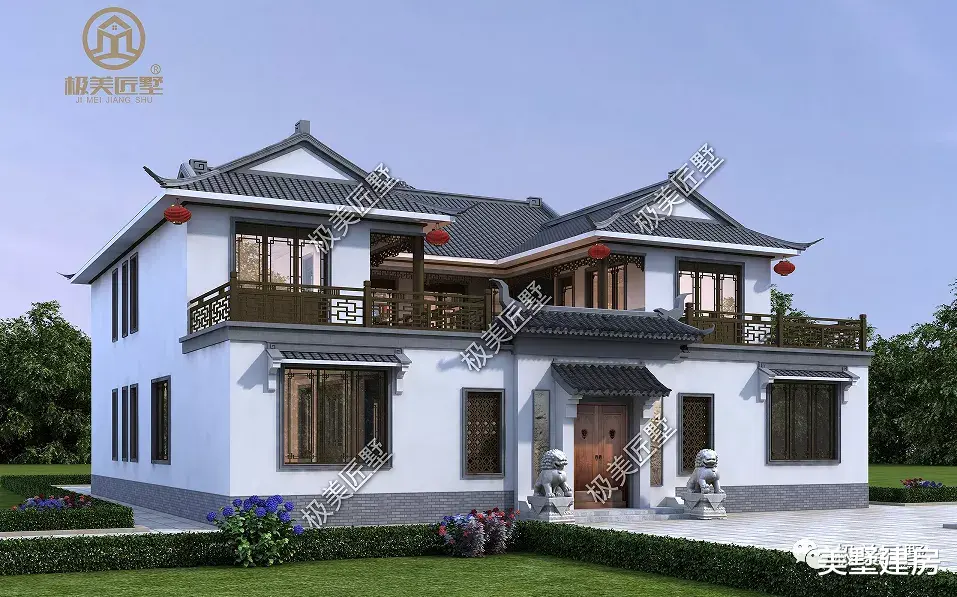 农村建房不要再建老土的欧式了,要建就建中式合院吧!