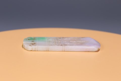 翡翠|清、老翡翠府上有龙佩牌