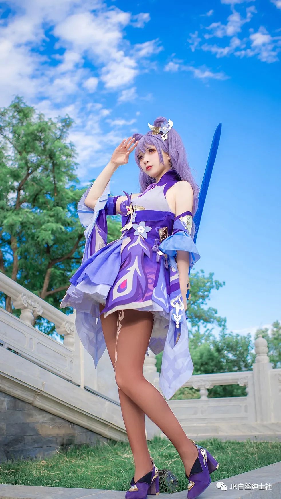 |cos：二次元cos大赏原神刻晴cos正片@十一