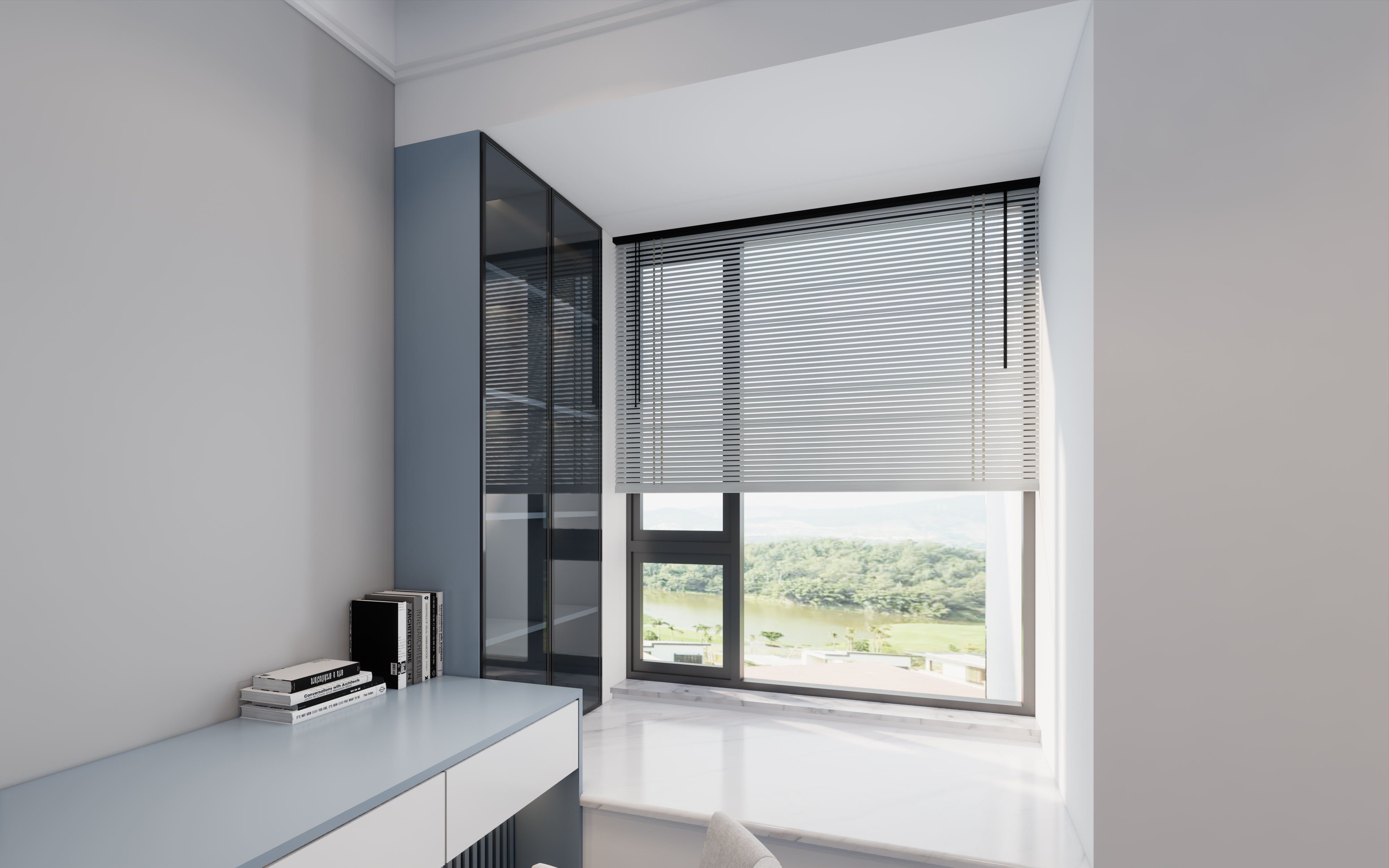 佳兆业207平现代风格装修案例