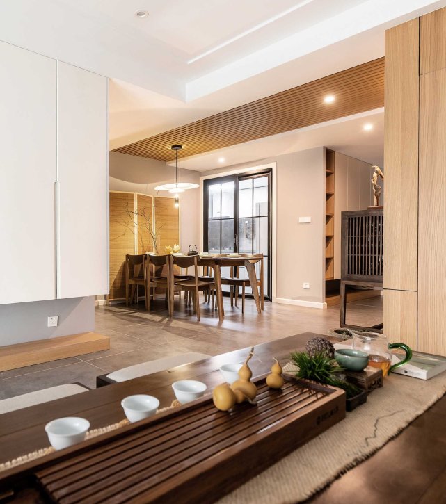 珊珊为何来迟|76平现代简约风二居室,空间的实用性和灵活性超强