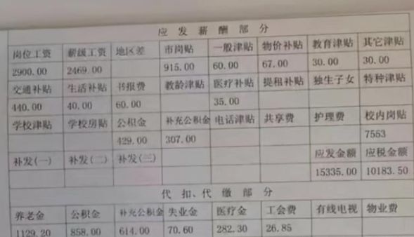 教师|复旦大学教授晒出工资单，引发众多网友热议，薪资是真实的？