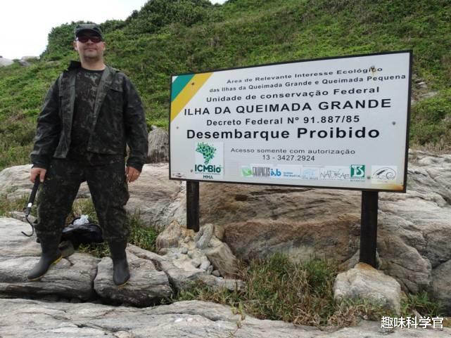 毒蛇 人类禁区——巴西蛇岛！岛上毒蛇比陆地近亲毒5倍，每走一步1条蛇