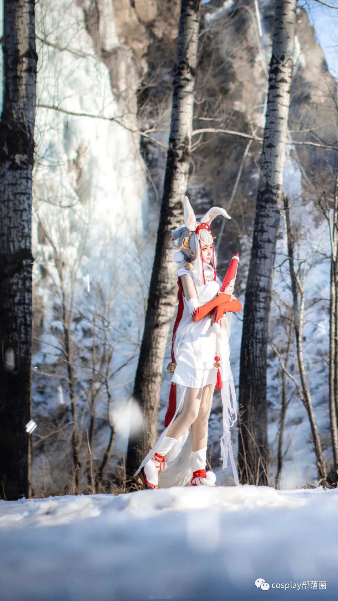 公孙离祈雪灵祝|cos：王者荣耀同人公孙离祈雪灵祝cos正片秋楚楚@