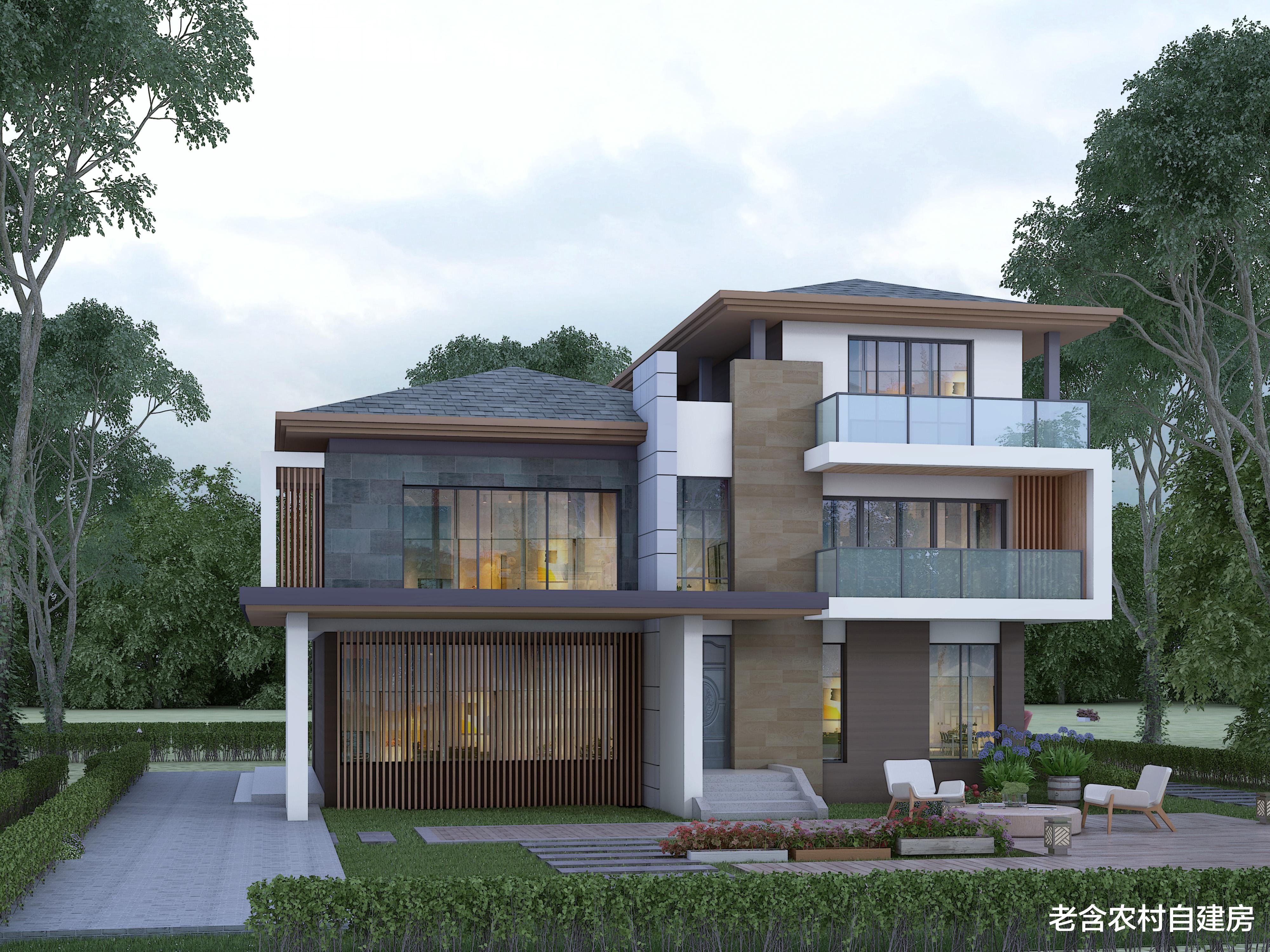 找设计师画了5款农村自建房别墅设计图，风格迥异，我该选哪套？