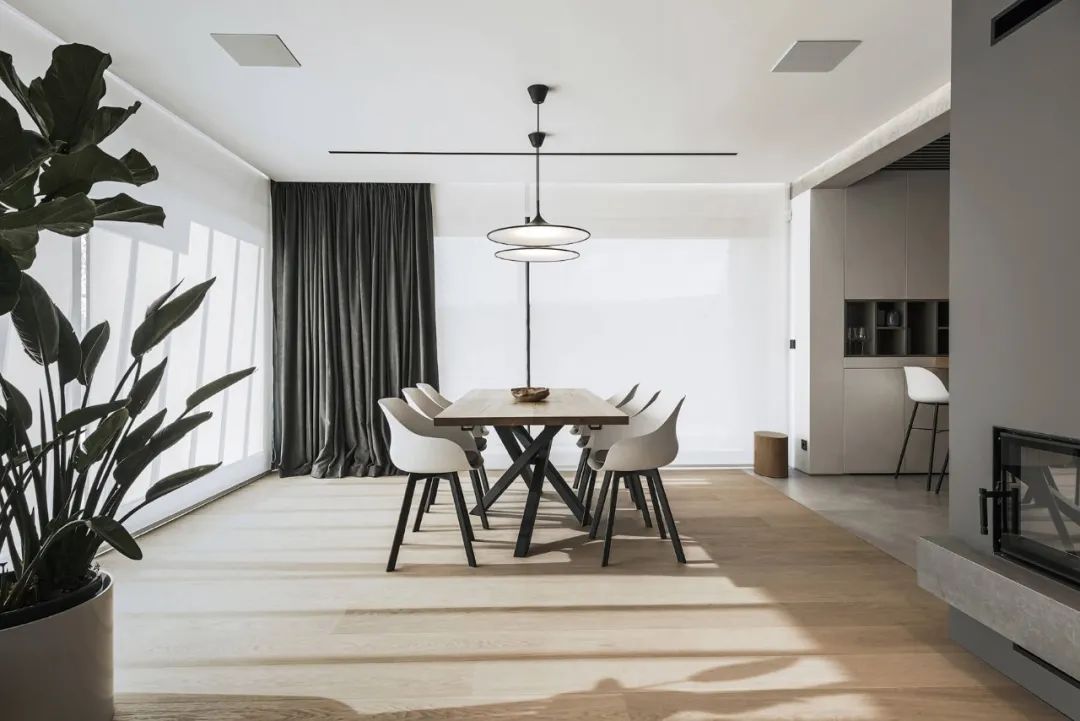 |400㎡雅致公寓,满满的白领风范,化繁为简,高级感已经藏不住了