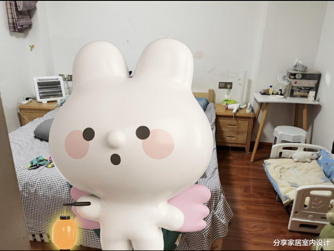 房子是租来的，全屋要每天保持整洁干净，小日子过得很舒适！