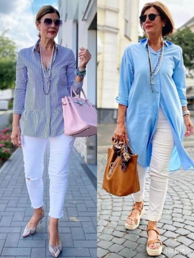 小陈聊搭配 个矮还微胖，这位60岁奶奶真会穿，越老越有范，她是如何做到的？