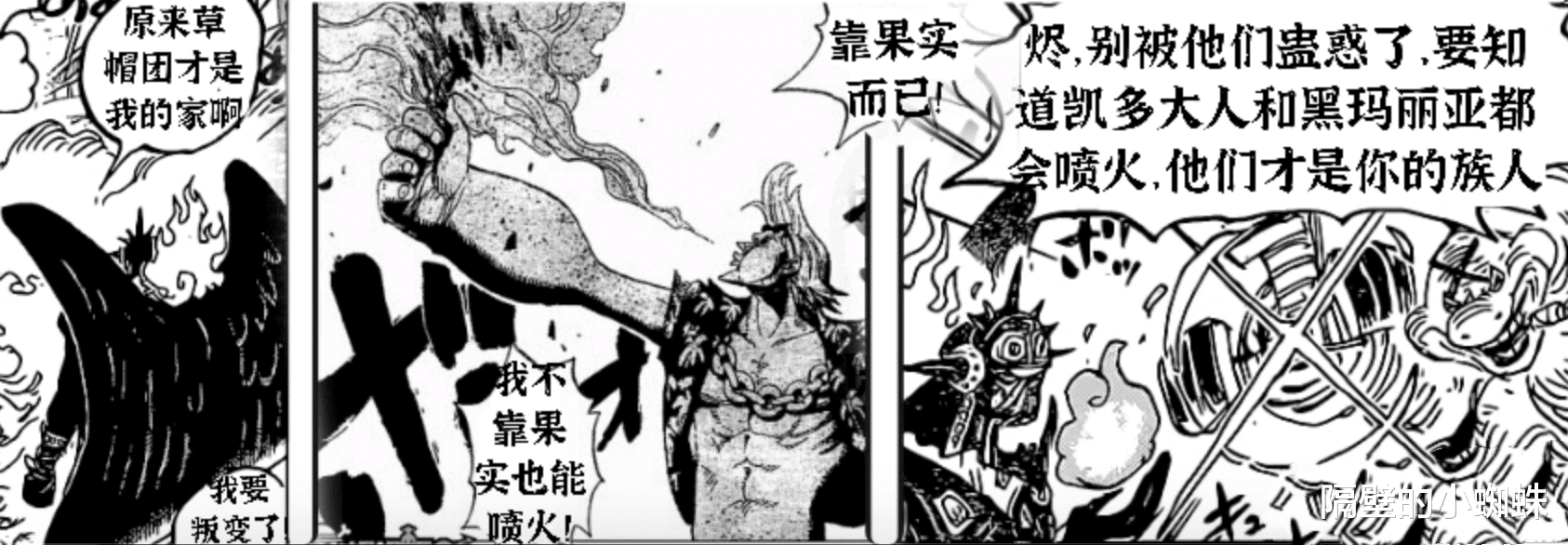 海贼王|海贼王1023话，烬的家族并没有灭绝，草帽团有4位是他的亲人