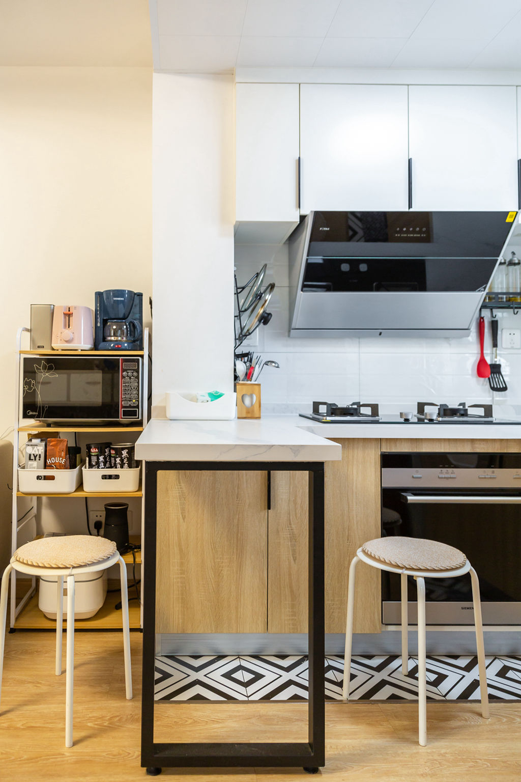 惠泽设计|夫妻爆改二手房，80㎡黑暗二居变实用三房，父母同住也不挤，佩服