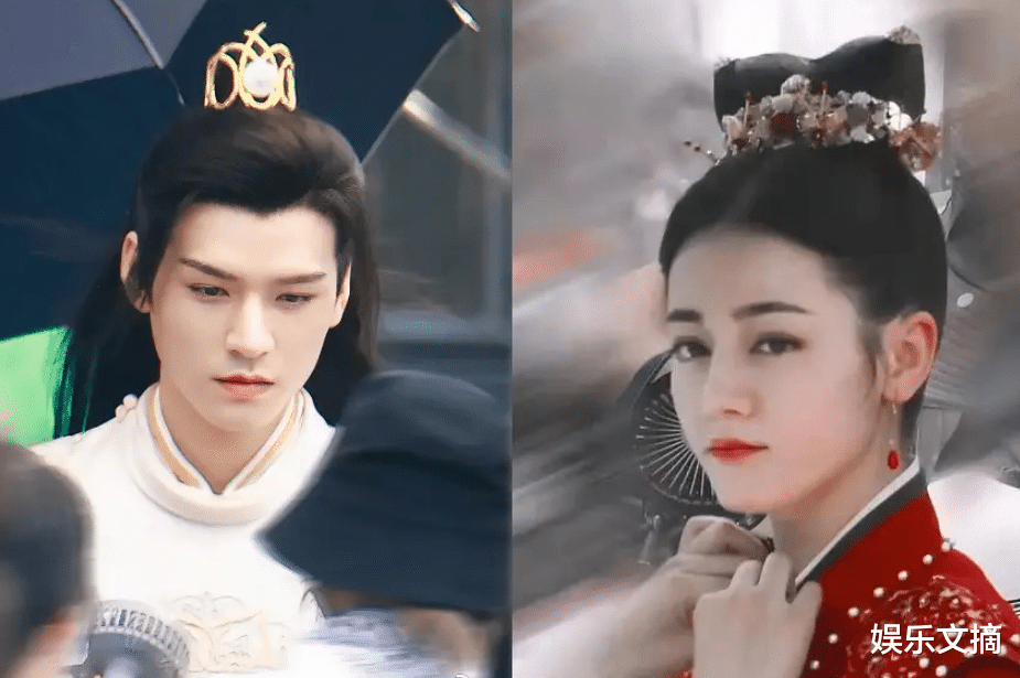迪丽热巴|《安乐传》路透，龚俊古装造型好贵气，热巴穿红衣媲美“李长歌”