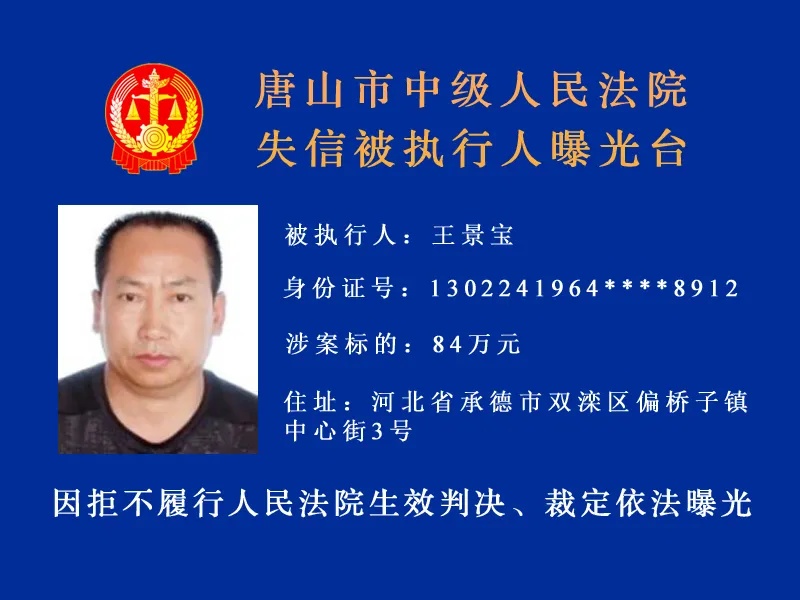唐山发布 最高涉案标的600万元！唐山实名曝光15人！
