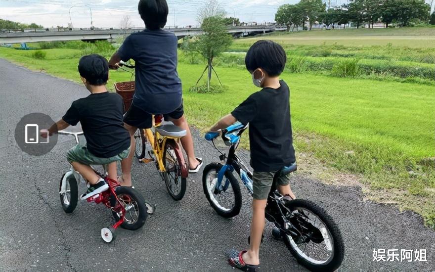 麻雀|林志颖罕晒家庭合照，本人小腹突出发福了，而娇妻高挑纤细好貌美