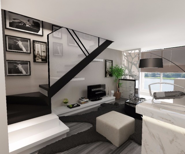 复式楼梯怎么装?最漂亮有创意的楼梯装修,家里多出10㎡