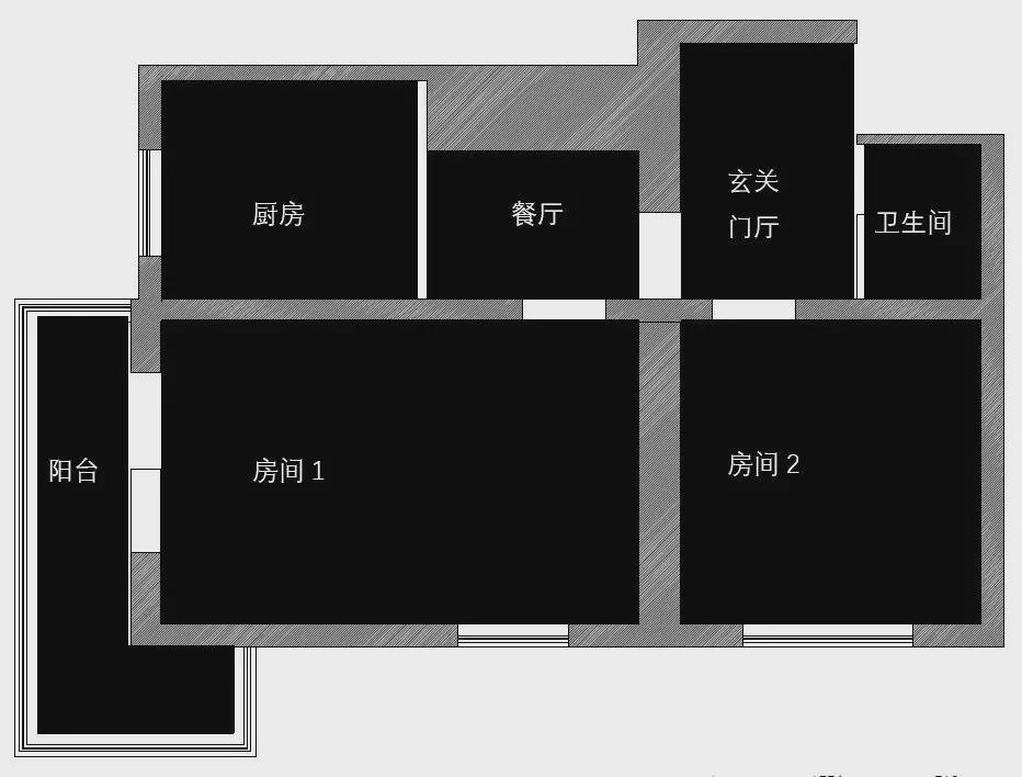 48㎡学区房改造出三室两卫一厅，空间压榨极限挑战
